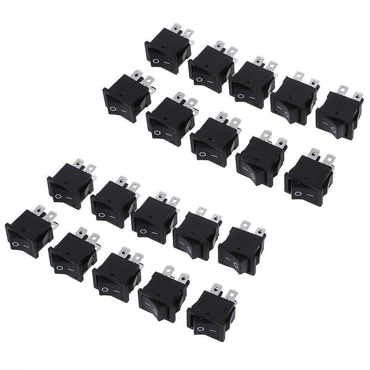 20 Pcs X 4 Pin On-off 2 Position Dpst Boat Rocker Switches 10a/125v