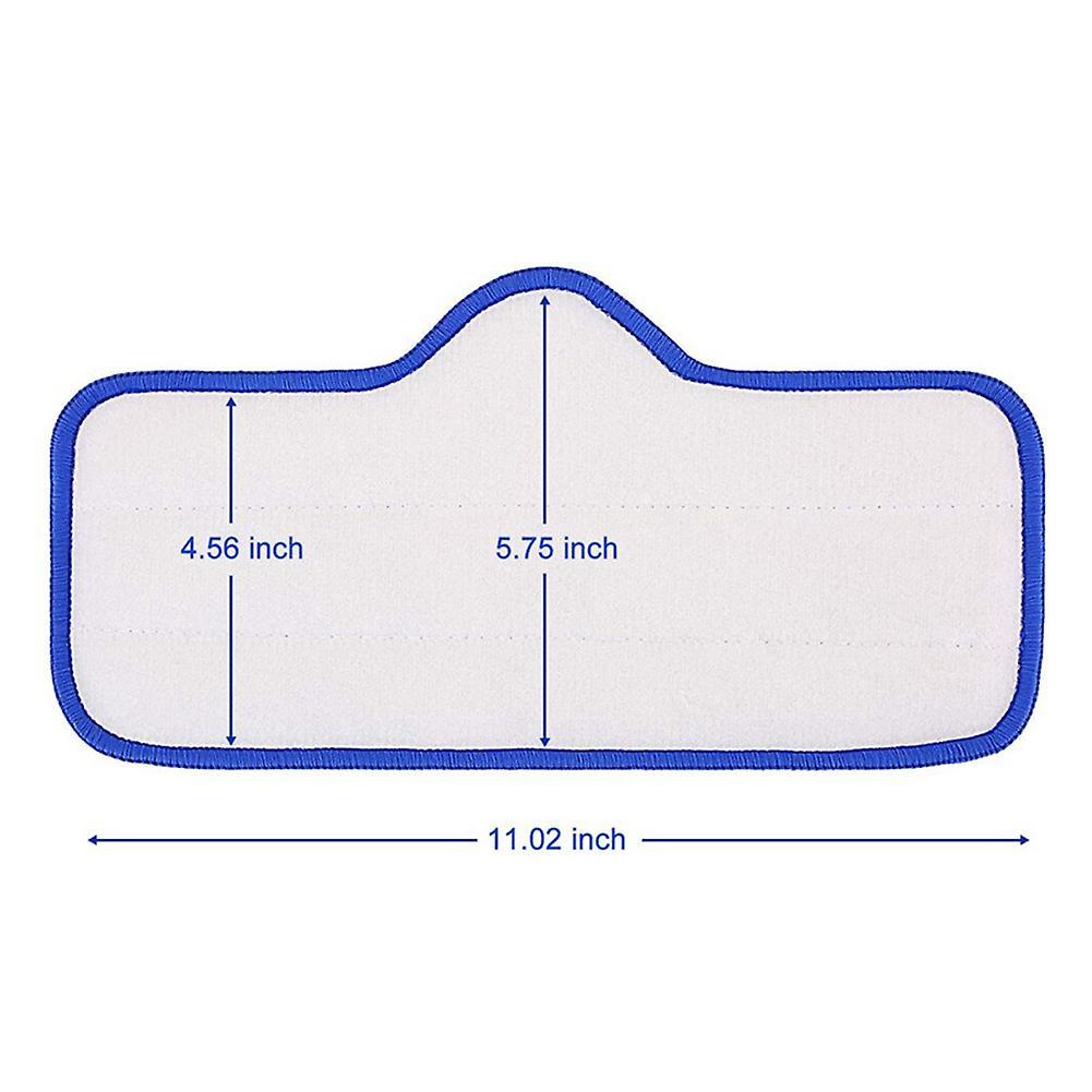 4 Pcs Replacement Microfiber Pads for Dupray Neat Steam Mop, Washable