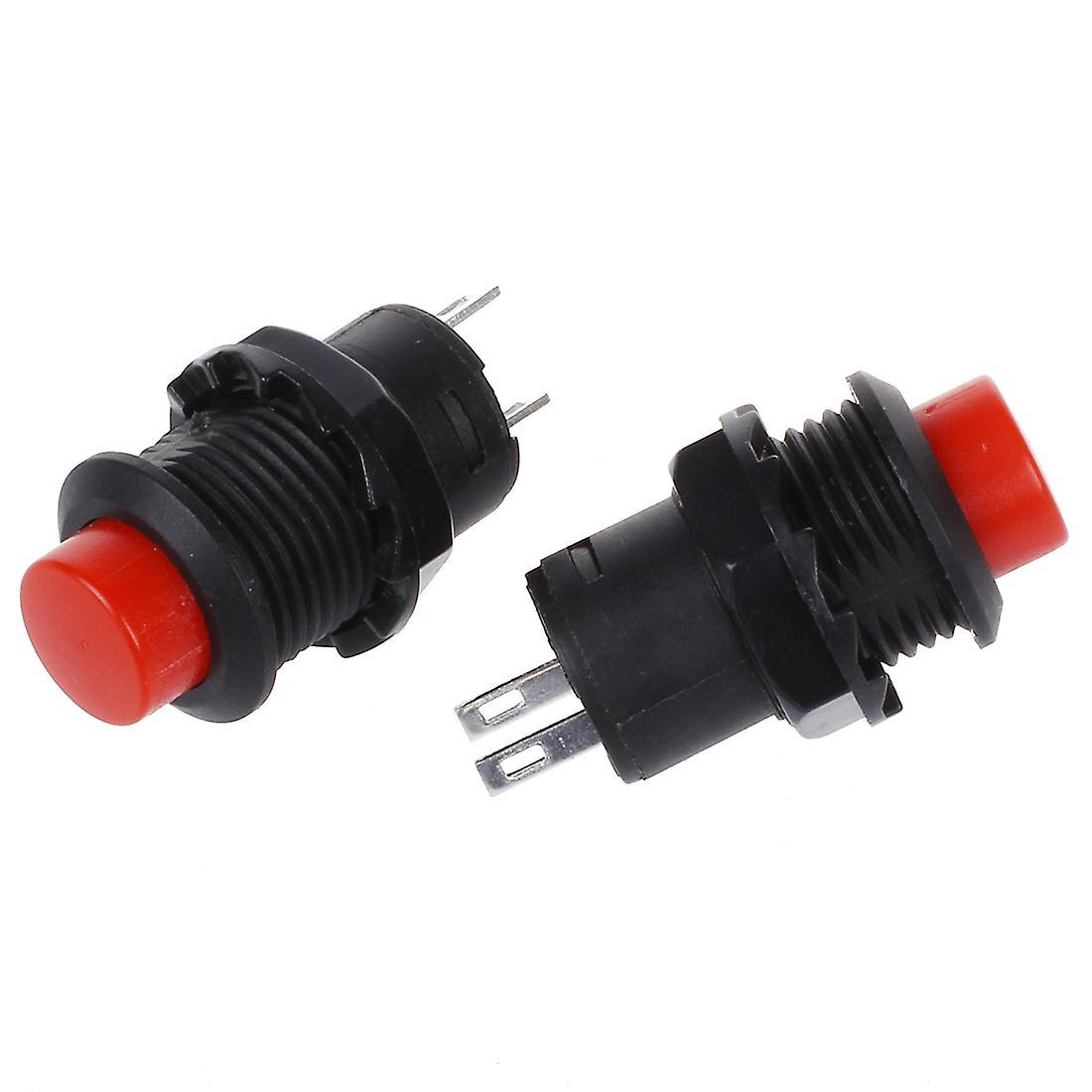 5 Pcs X Momentary Dash Off-(on) N/o Push-button Switch Car/boat/truck 9v/12v/24v