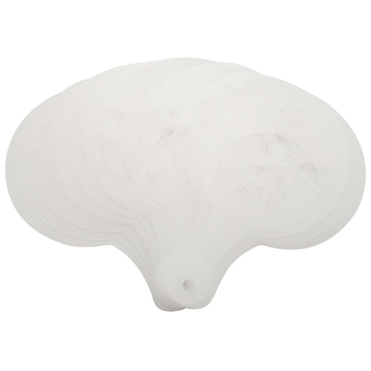16 Pcs Nw Fashion Cappuccino Coffee Stencils Template Strew Pad Duster Spray