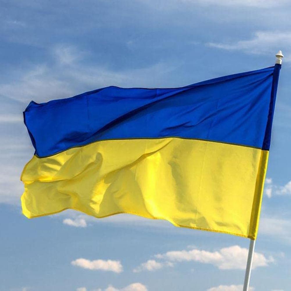 Ukraine National Polyester Flags Outdoor Indoor Decoration Flag 1pcs