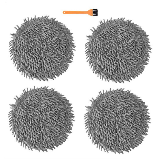 4pcs Washable Mop Cloth for Xiaomi Mijia Pro Stytj06zhm Robot