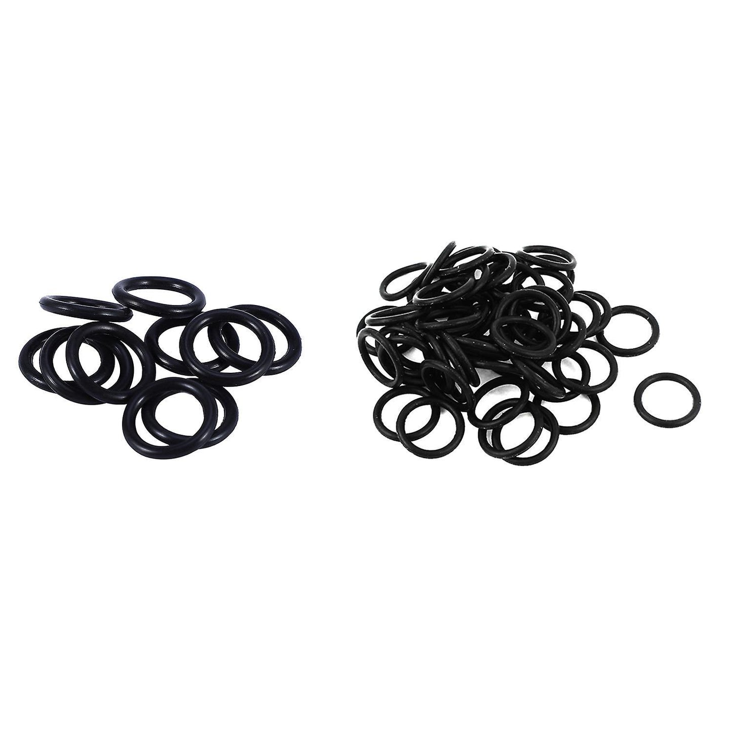 50 Pcs. Black Rubber 15 X 12 X 1.5 Mm Oil Seal O Rings Gaskets