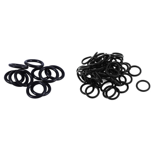 50 Pcs. Black Rubber 15 X 12 X 1.5 Mm Oil Seal O Rings Gaskets