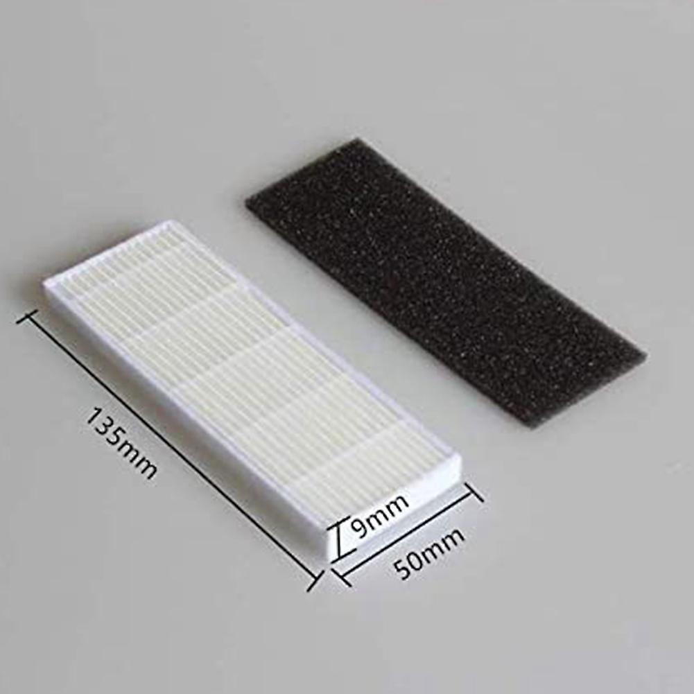 Hepa Filter Side Brushes for Ilife A6 A4s A4 Robot Vacuum Cleaner