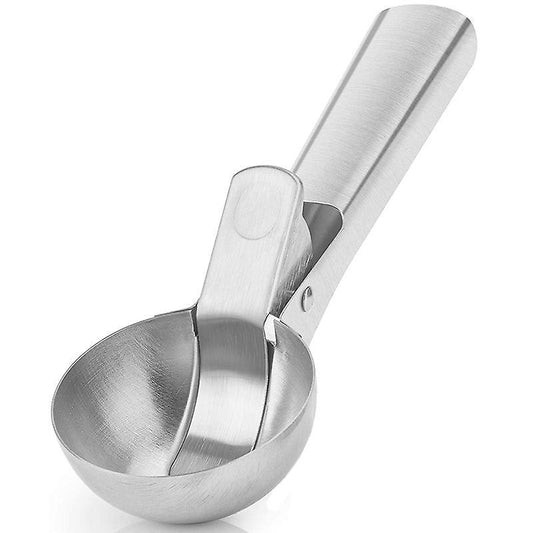 Stainless Steel Ice Cream Scoop, with Comfortable Antifreeze Handle