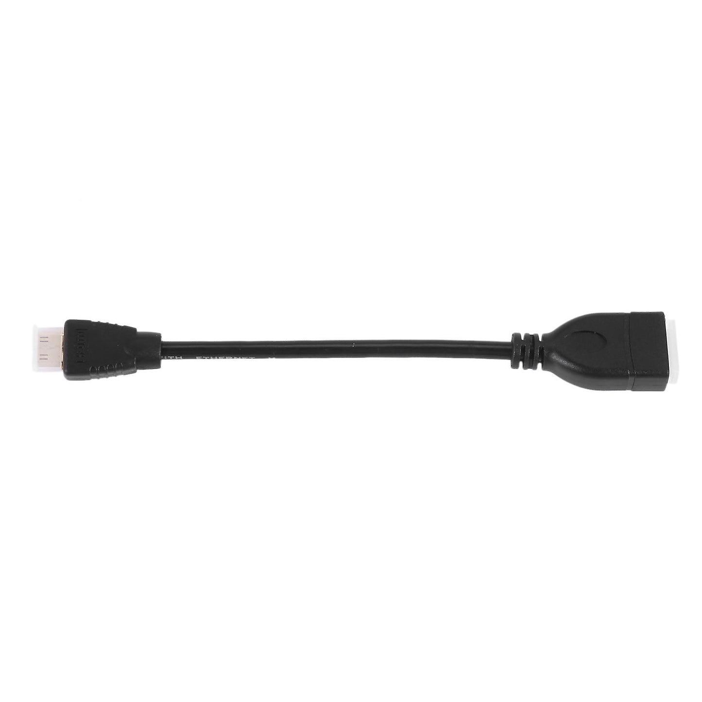 Mini Hdmi to Hdmi Cable,0.5ft to Hdmi Female Adapter 0.15m, Black