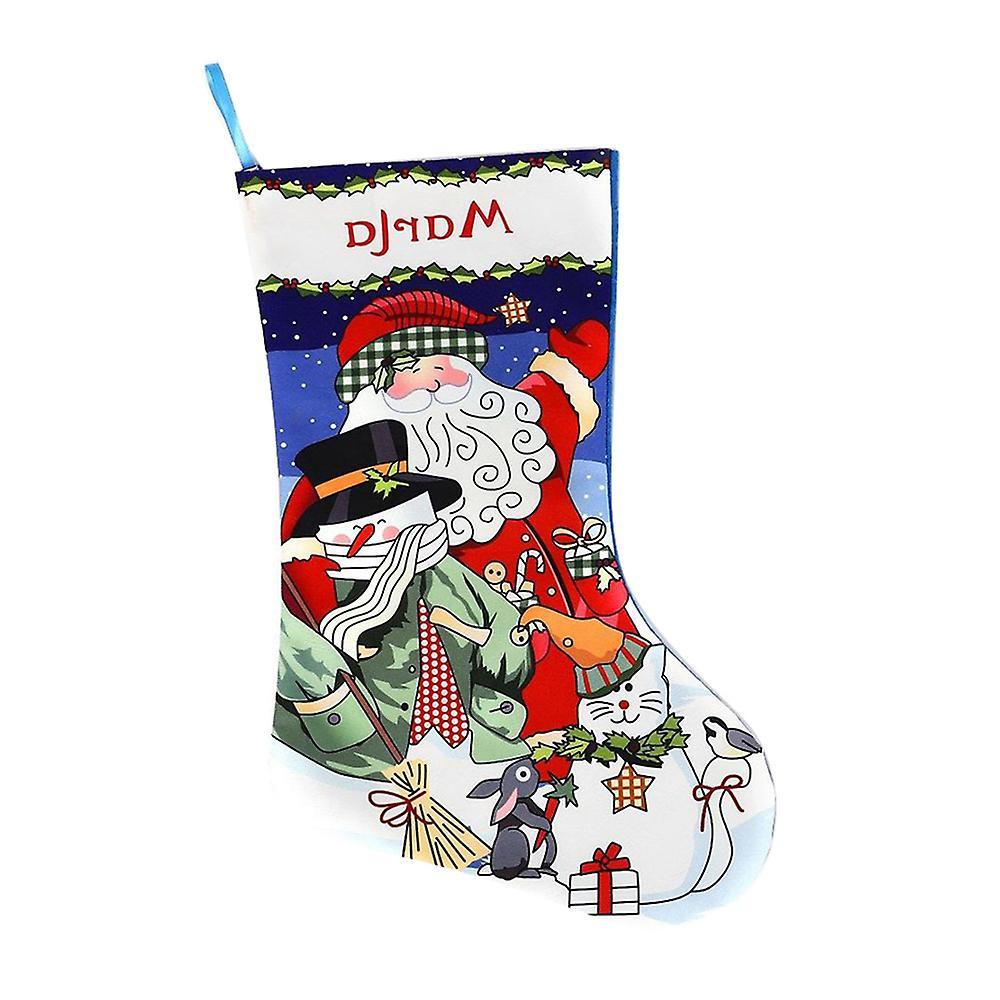 Large Christmas Stockings, Fireplace Christmas Tree, Santa Claus