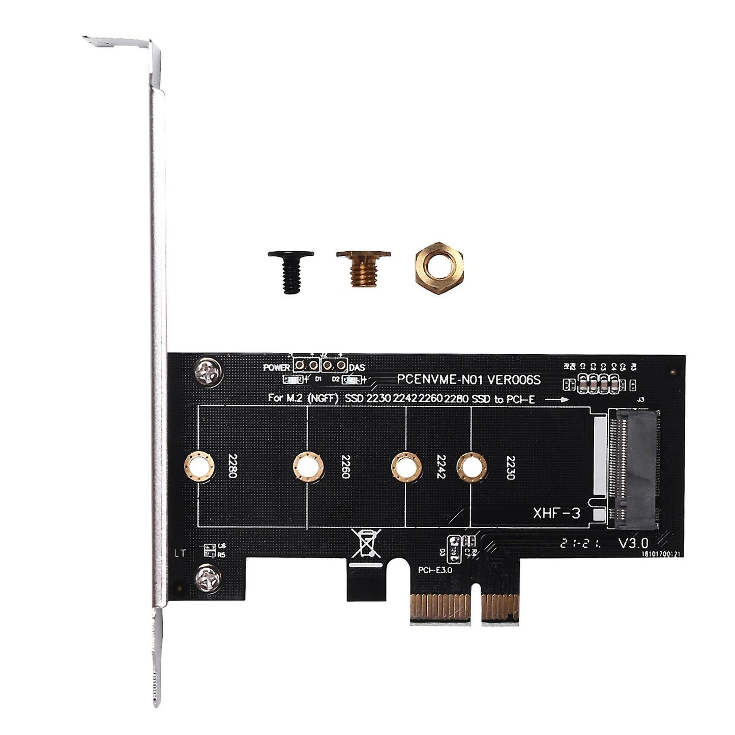 Add On Cards Pcie to M2 Adapter Pci Express 3.0 X1 Raiser Adapter