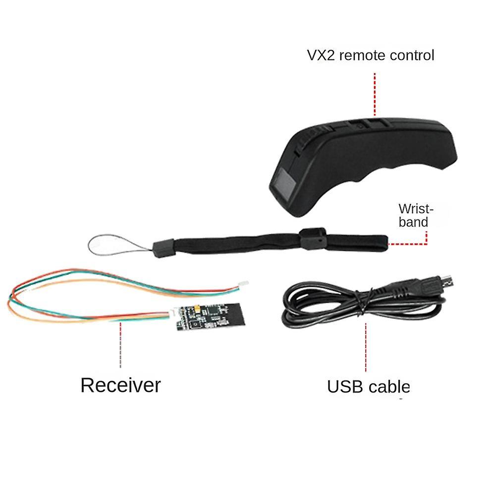 Skateboard Vx2 Pro 2.4g Screen Remote with Receiver Compatible Vesc6
