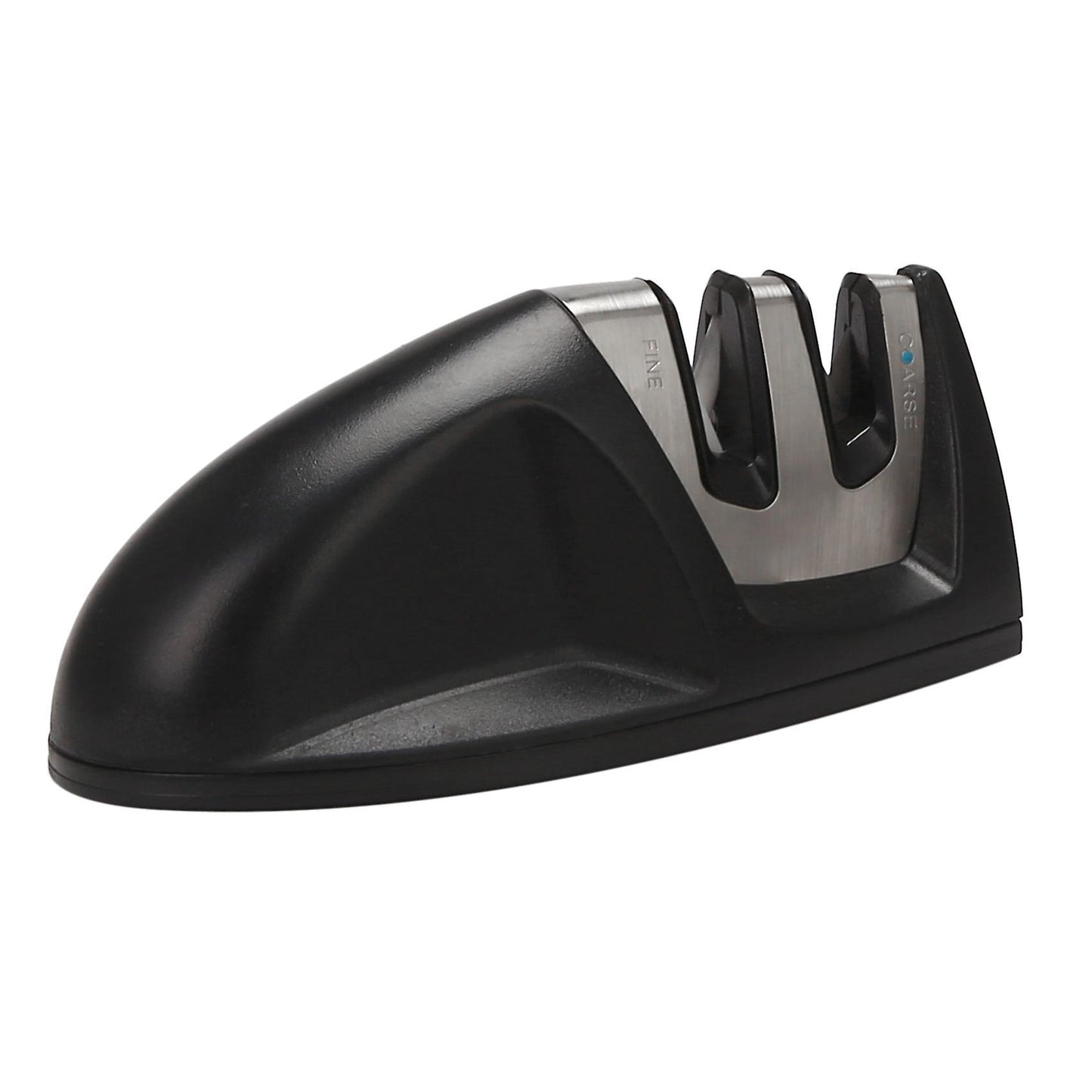 2-stage Knife Sharpener Kitchen Sharpener with Non-slip Grip, Black