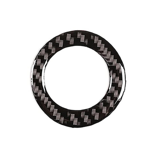 Carbon Fiber Car Key Ring Start Switch Trim Sticker for Toyota Hilux