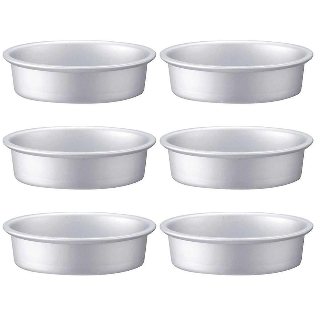 6pcs Cheese Pans Non-stick Bakeware Oval Shape Bread Mold Diy Tools