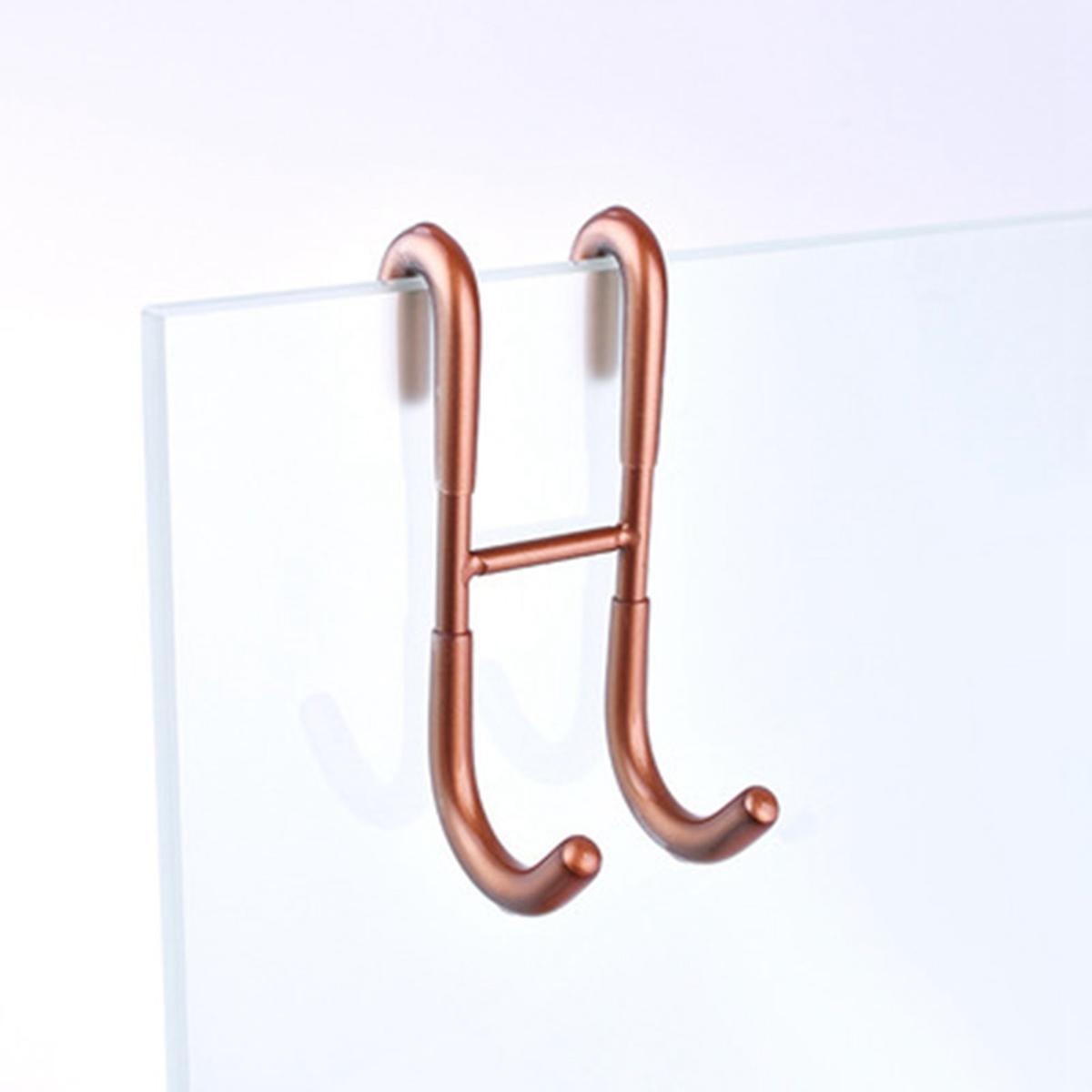 304 Stainless Steel S Hook Back Hook Of Plastic Glass Door Gold