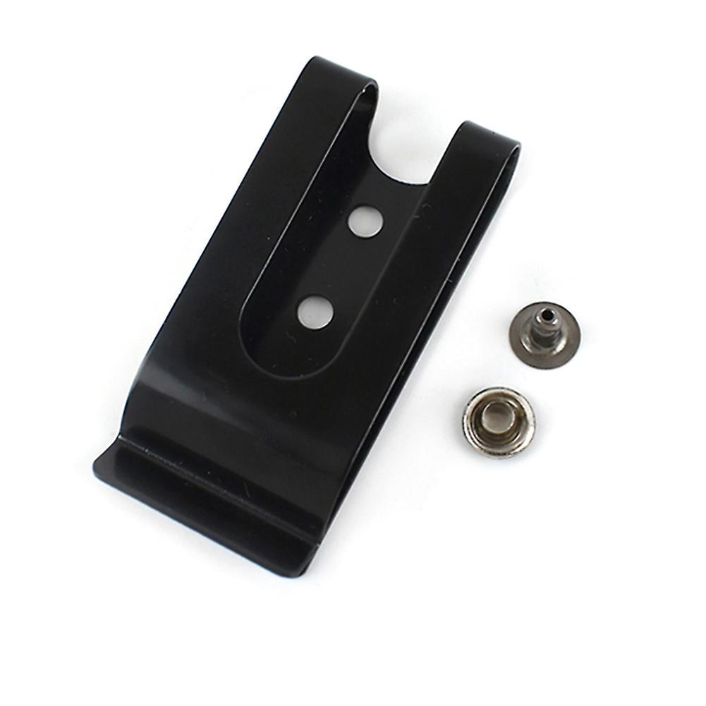 10pcs 56x25mm Double Holes Metal Spring Belt Sheath Clip Clasp