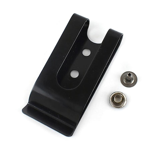 10pcs 56x25mm Double Holes Metal Spring Belt Sheath Clip Clasp
