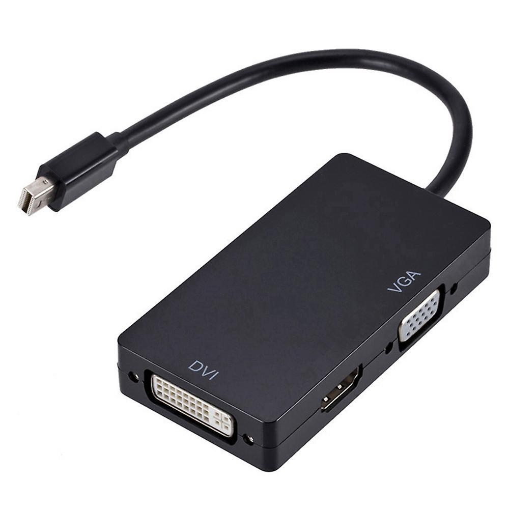 Mini Dp to Hdmi-compatible Vga Dvi Three-in-one Hd Converter Mini