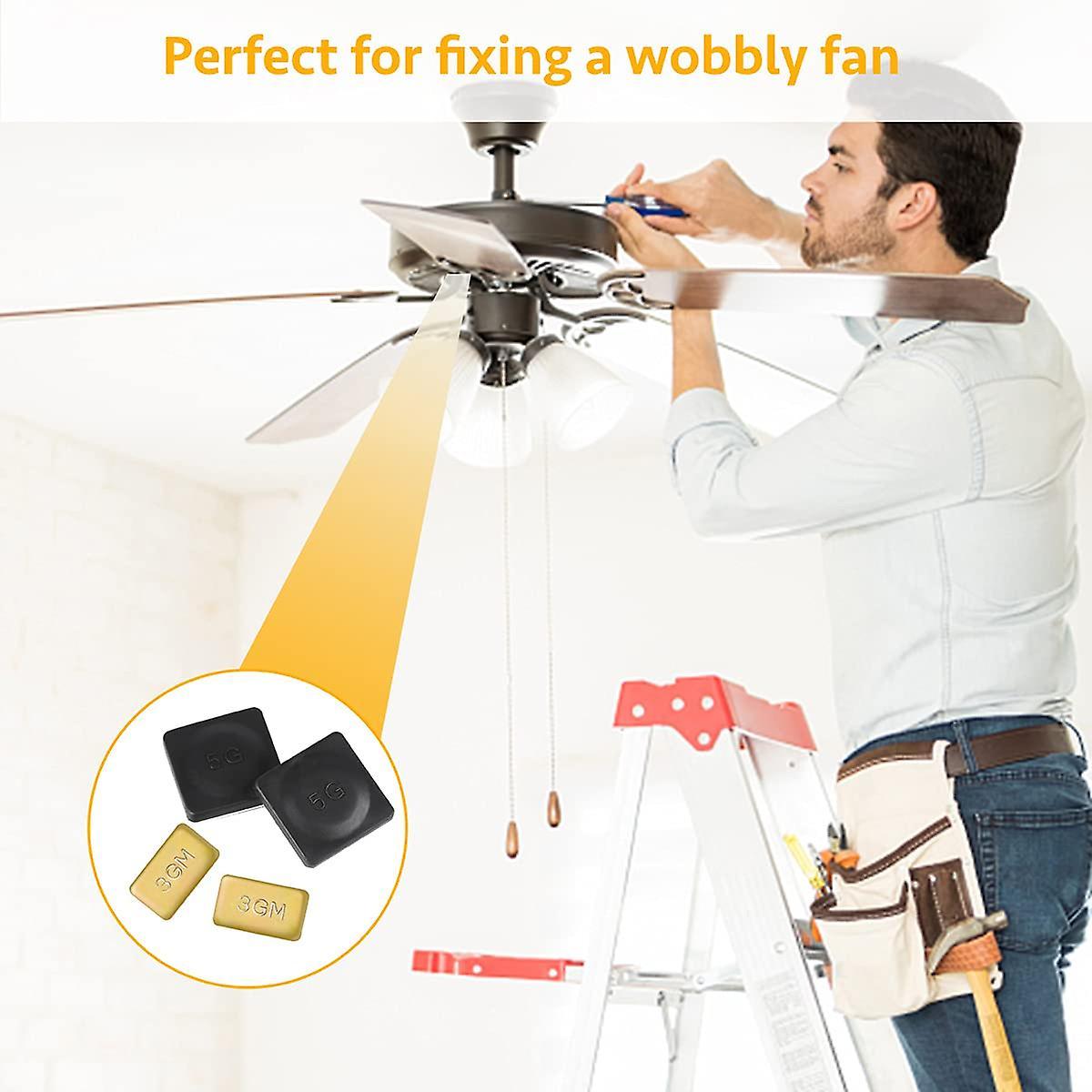 8 Sets Ceiling Fan Blade Balancing Kit 3g Weight, 5g Weight