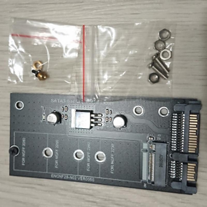 Ngff M.2 Adapter Ssd M2 to Sata Expansion Card B Key Suppor 30/42mm