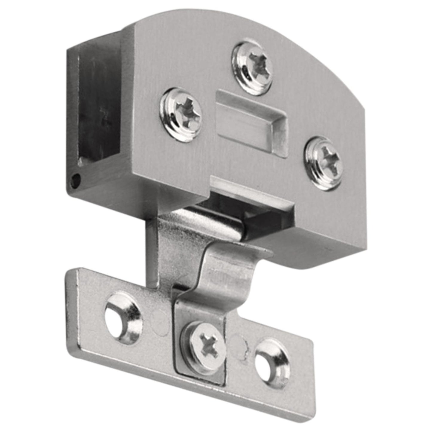 2pcs Glass Cabinet Door Hinge Wine Cabinet Clip Display Cabinet