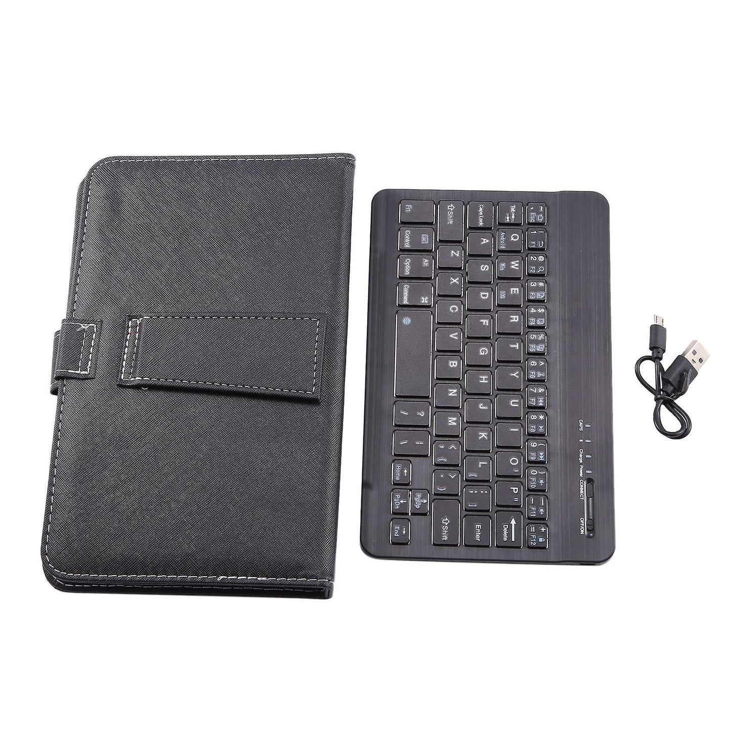 Wireless Bluetooth Keyboard Case for Iphone Android Phones Black
