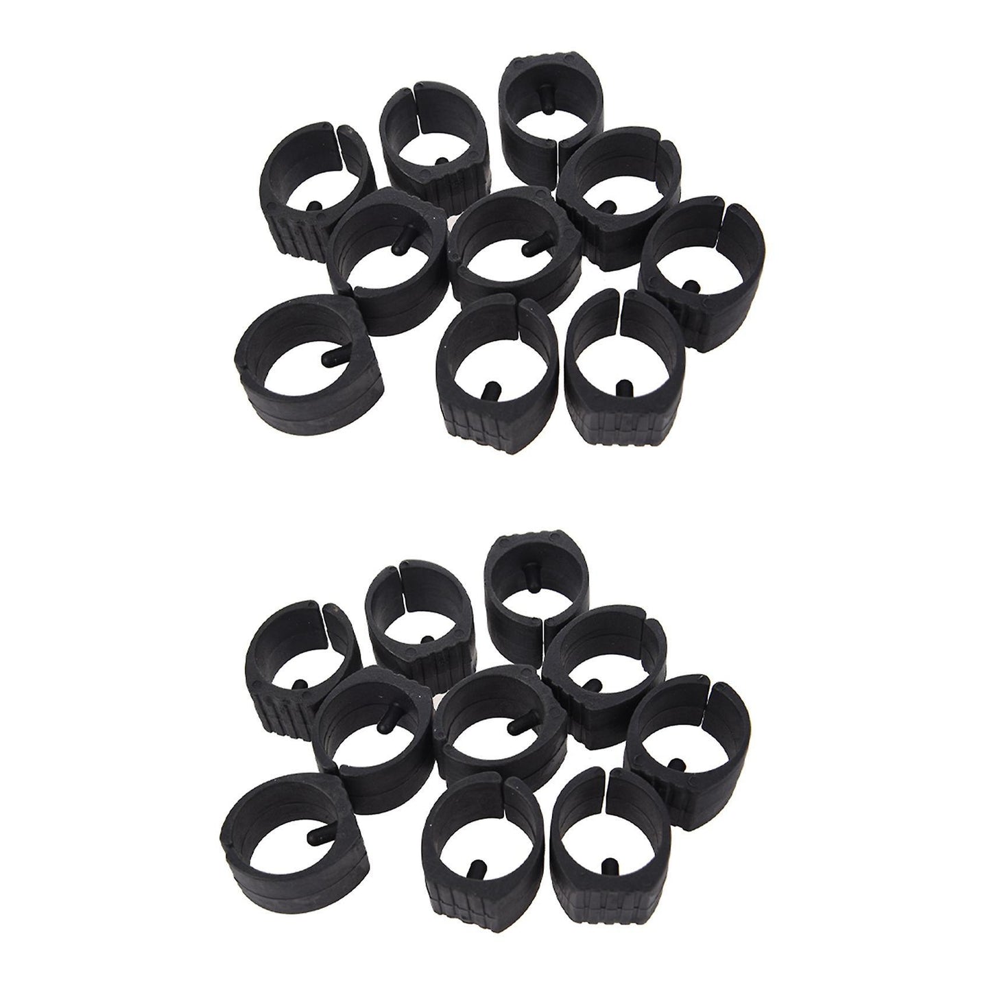 10 X Patins Pour Pieds De Chaise A Attaches Forme De U Embouts 25mm