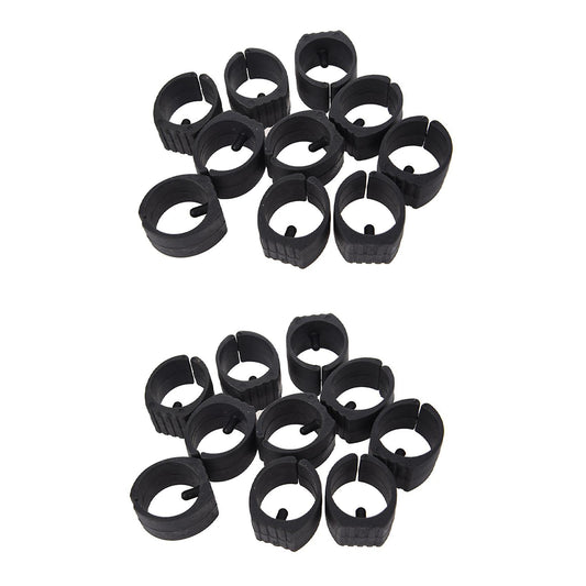 10 X Patins Pour Pieds De Chaise A Attaches Forme De U Embouts 25mm