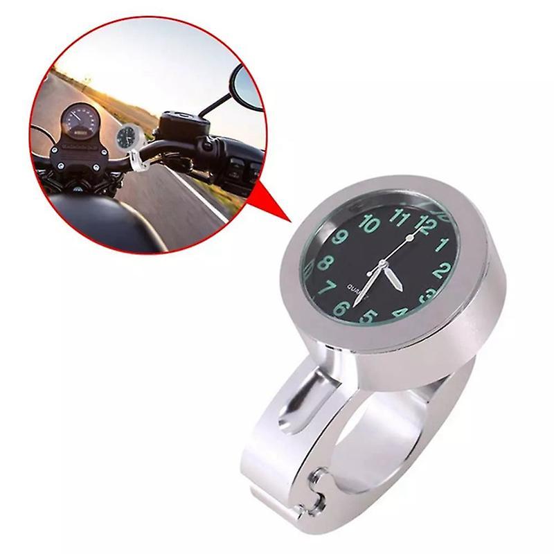 Universal 7/8 Inch Motorcycle Handlebar Watch Waterproof Shockproof,b