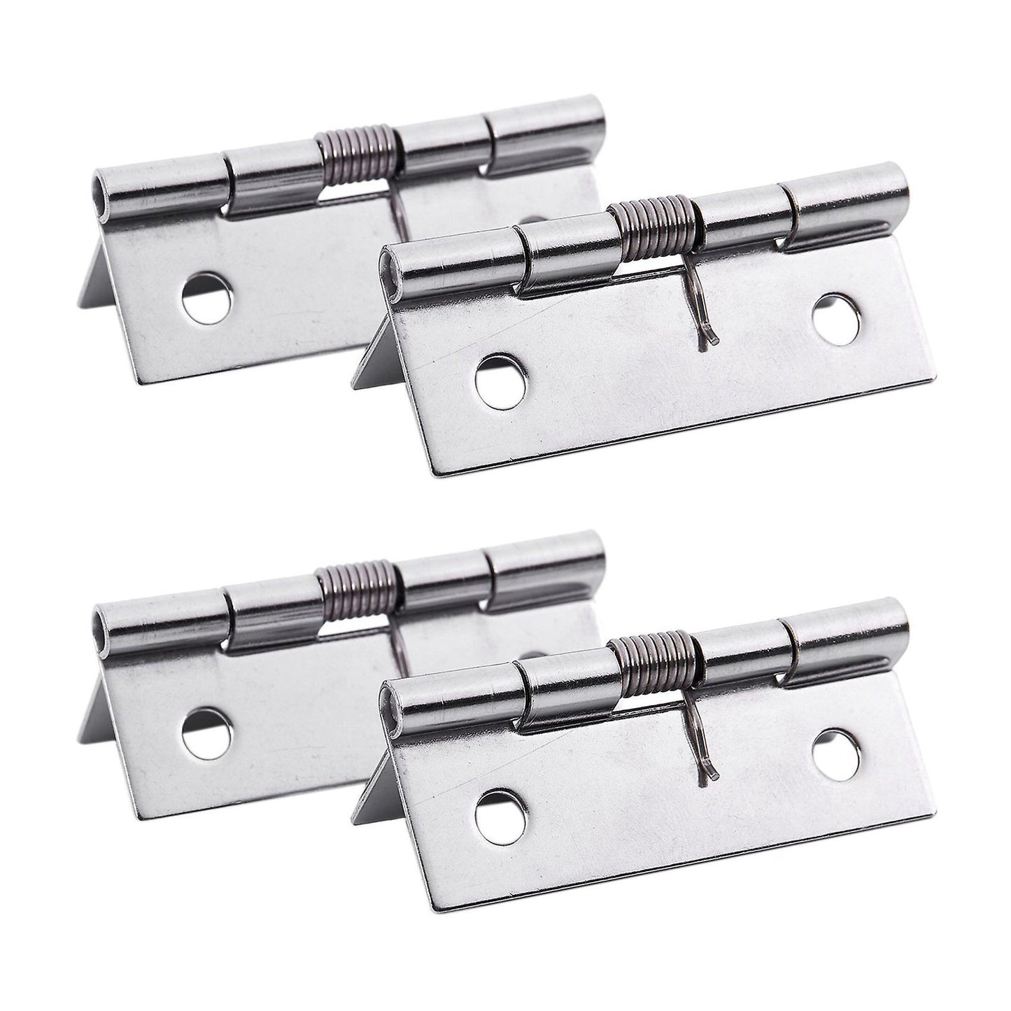50x38x5mm,feder-scharniere Edelstahl, Silberfarben, 2 Stueck