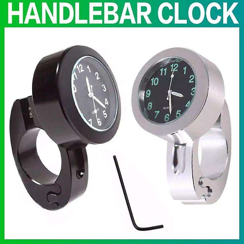 Universal 7/8 Inch Motorcycle Handlebar Watch Waterproof Shockproof,b