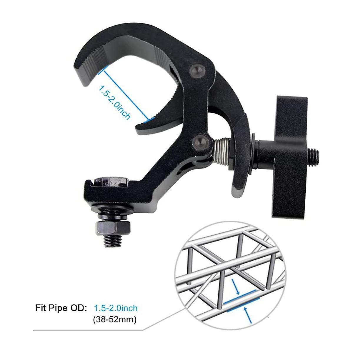 C Clamp Bracket Hook Clamp, 110lb Aluminum Alloy Truss Clamp,4pcs