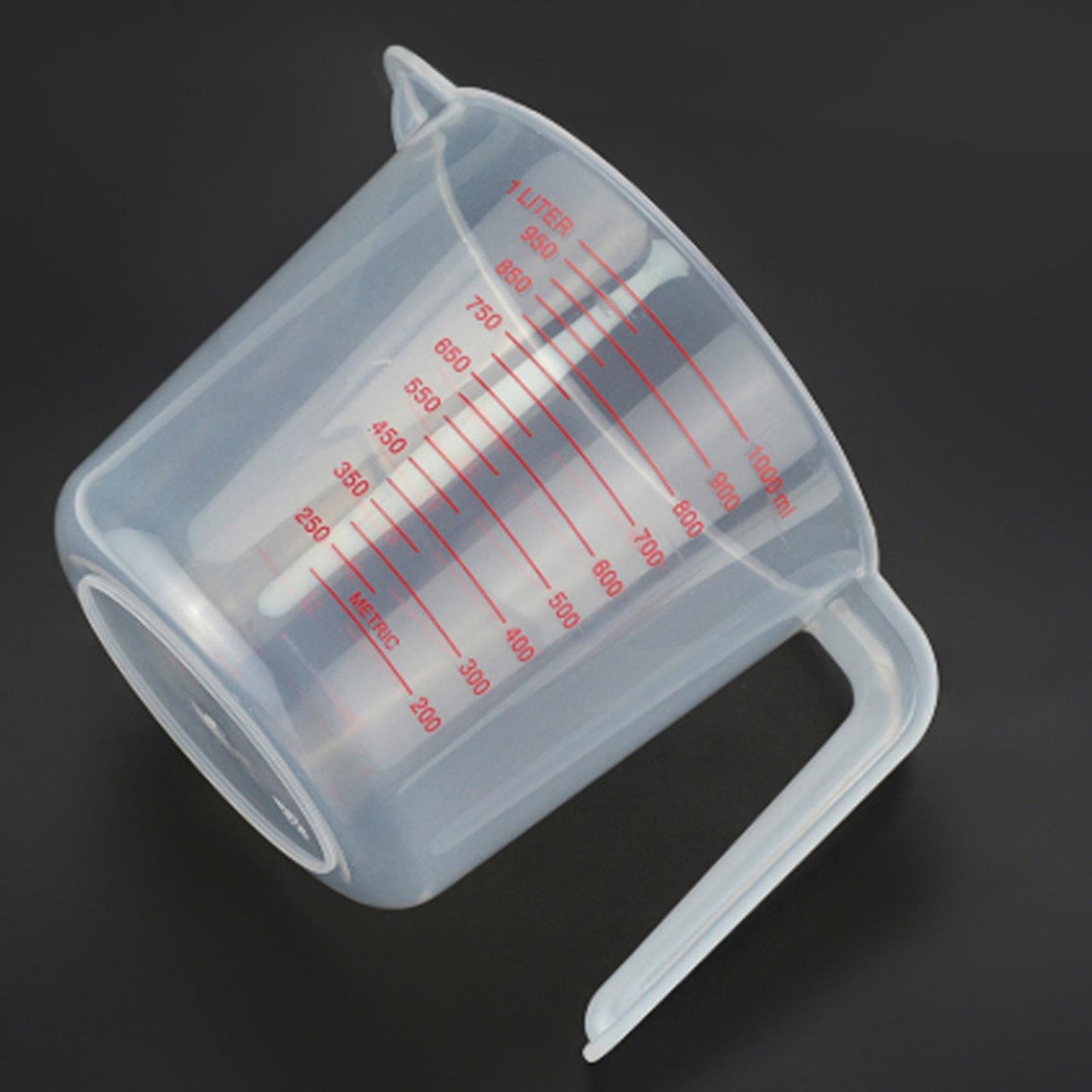 2x 1000ml Measuring Cup Baking Tool Kitchen Tool Plastic with Scale
