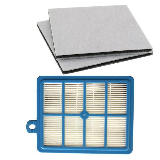 1pcs Hepa Filter+2pcs Motor Cotton Filter for Philips Electrolux Aeg