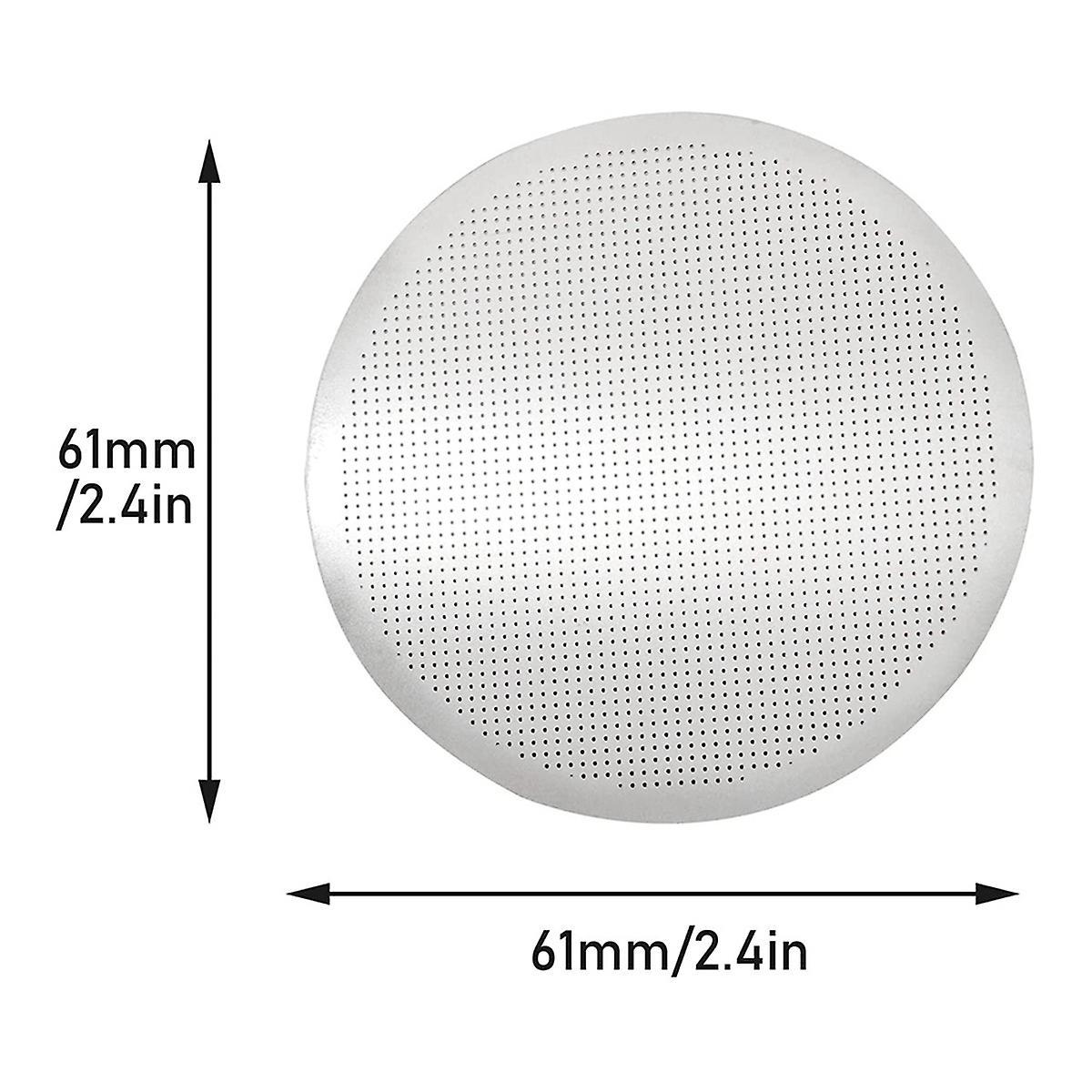 3 Pcs Disc Metal Coffee Filter Ultra-fine Suitable for Philharmonic