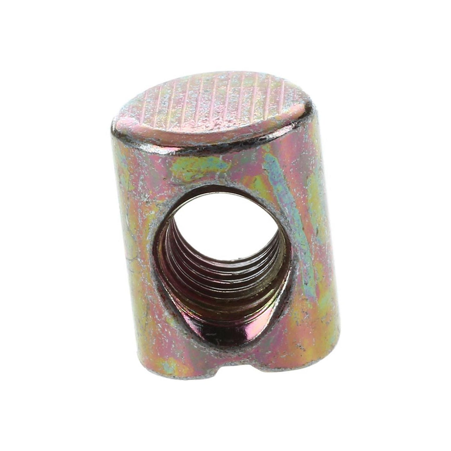 30pcs M6 Barrel Bolts Cross Dowel Slotted Nut for Beds Crib Chairs