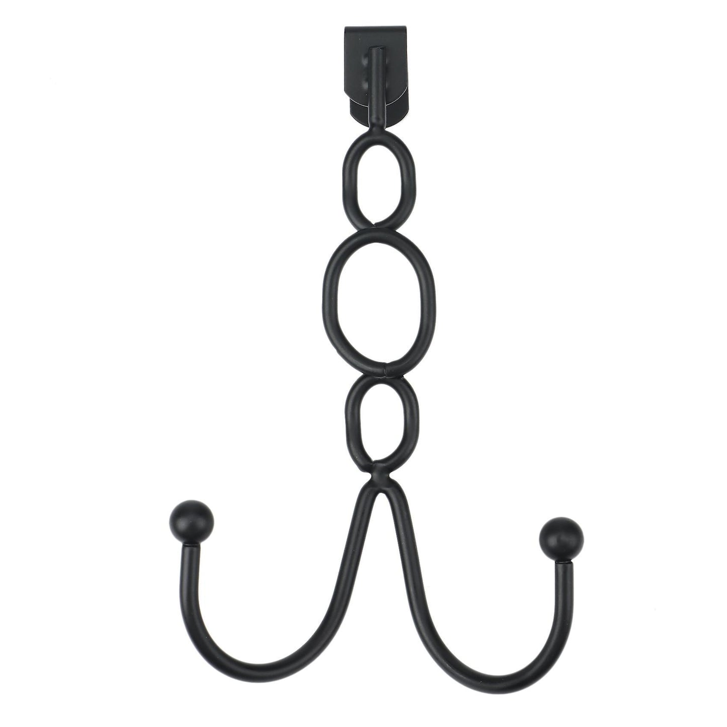 2 Pack Heavy Duty Over Door Double Hooks for Hanging Towels,clothes