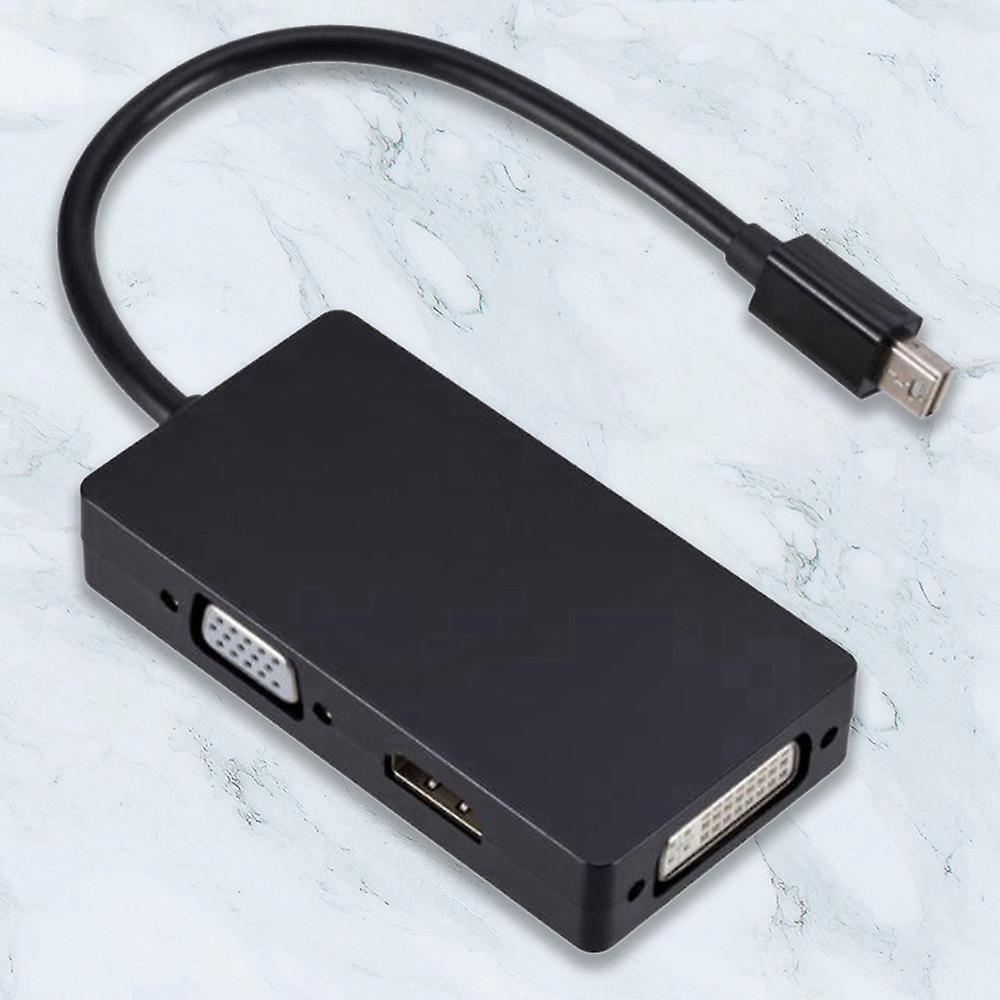Mini Dp to Hdmi-compatible Vga Dvi Three-in-one Hd Converter Mini