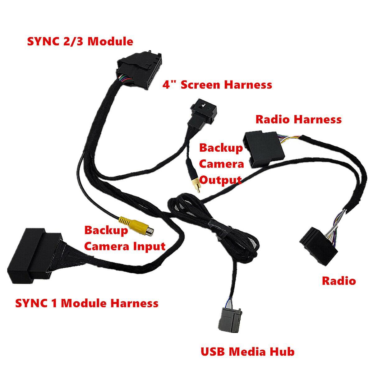 4 Inch to 8 Inch Pnp Conversion Power Harness for Ford F-150 Explorer