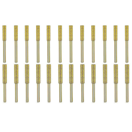 24 Pieces Diamond Chainsaw Sharpening Kit(5/32 Inch, 3/16 Inch)