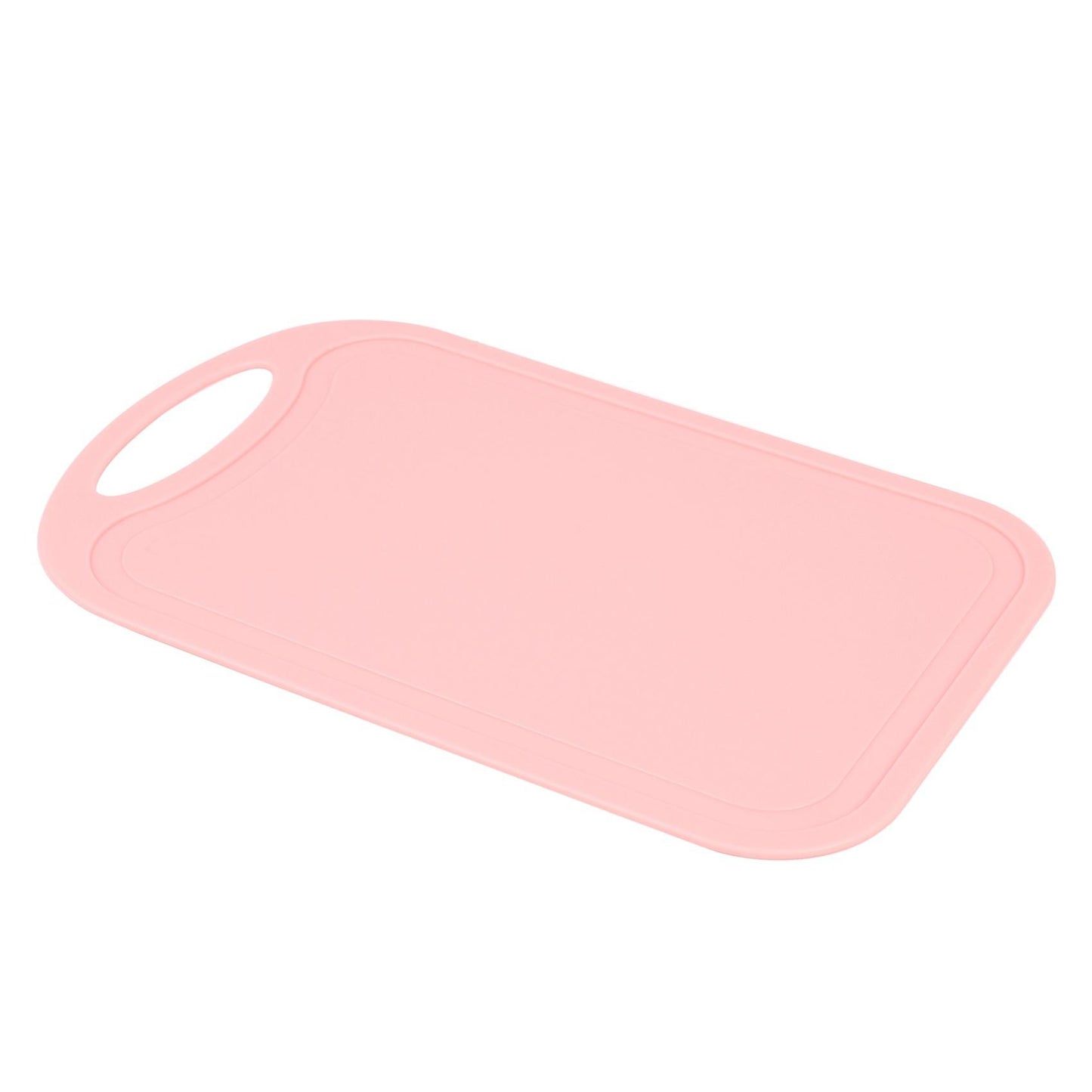 Plastic Chopping Block Vegetable Cutting Board with Hang Hole Pink