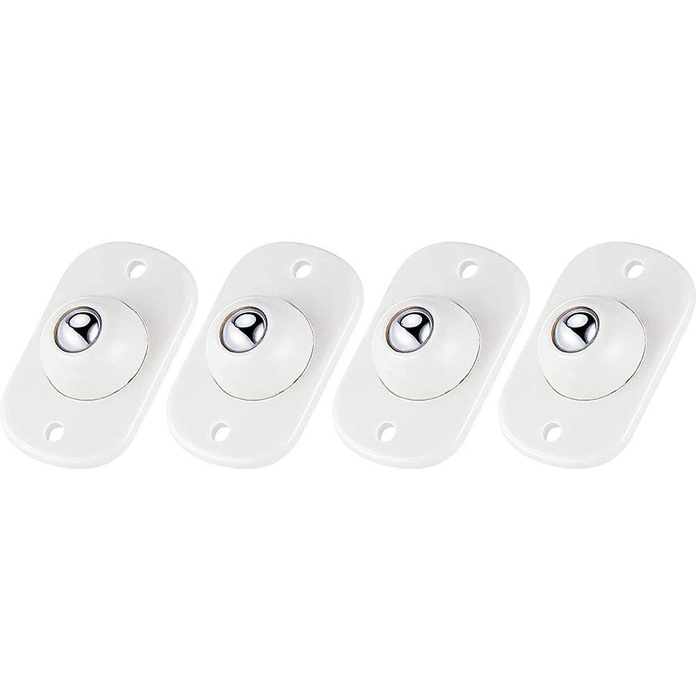 4pcs Stainless Steel Mini Swivel Caster Wheels for Furniture,cabinet