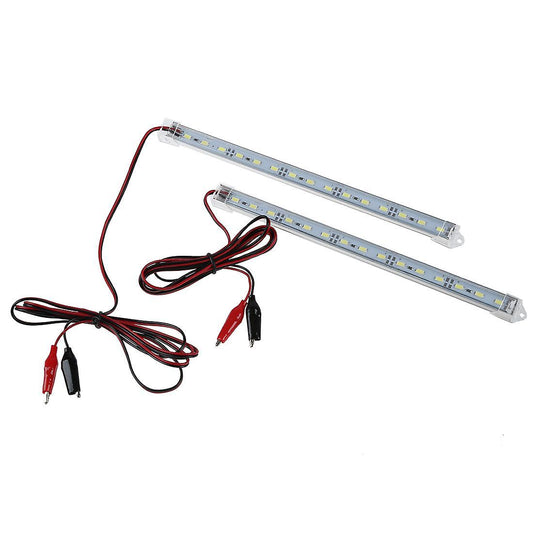2pc 12v Car 15 Led 5630 Smd Interior Light Strip Lamp Bar