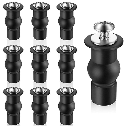 10 Pieces Toilet Expanding Screws Replacement Rubber Blind Hole