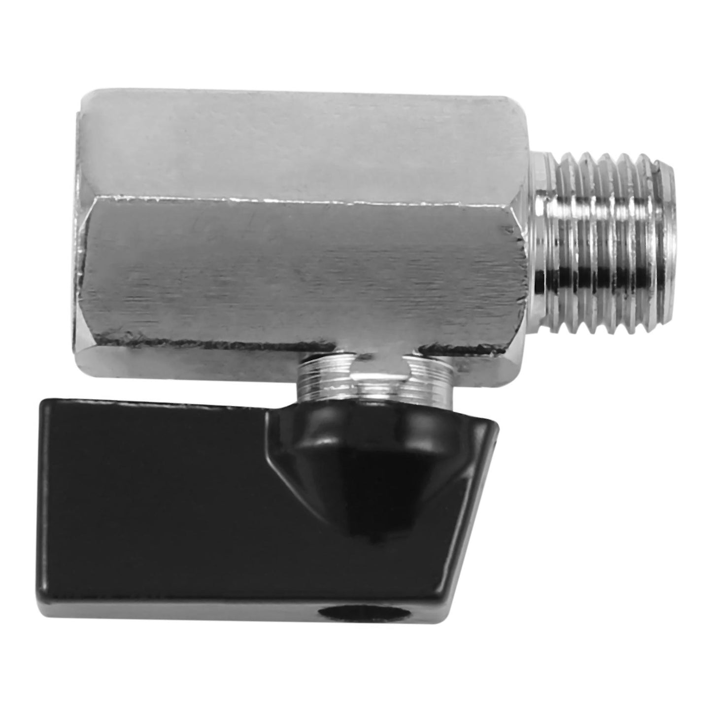 2x Chrome Brass 1/4inch Bsp Ball Valve Threads Tap