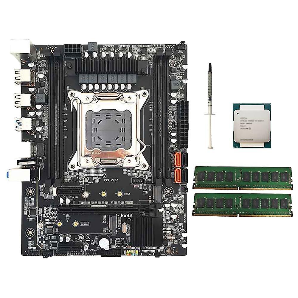 X99 Motherboard Set with E5 2620 Cpu+2x8g Ddr4 Ram+thermal Grease