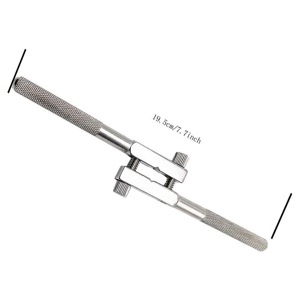 7pcs 7.7inch T-handle Ratchet Tap Holder Wrench Metric Plug Tap