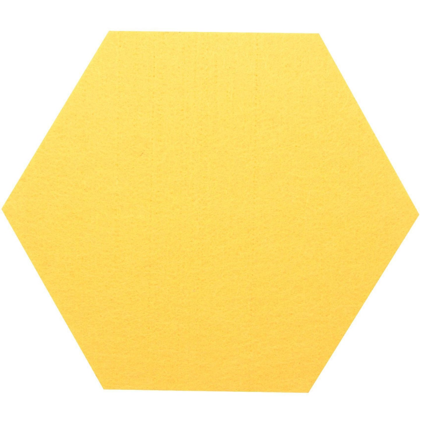 12 Pack Hexagon Felt Pin Board with 12 Pushpins 5.5 X 5 X 0.2 Inches