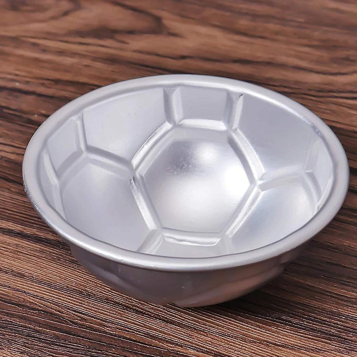 6 Pcs Mini Soccer Ball Cake Pan,aluminum Cupcake Baking Pans