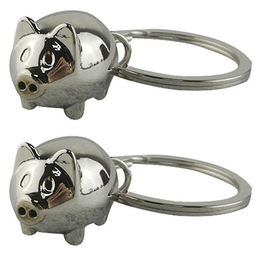 1pc Lovely Mini Pig Keychain Keyring Keyfob Cute Gift Ring