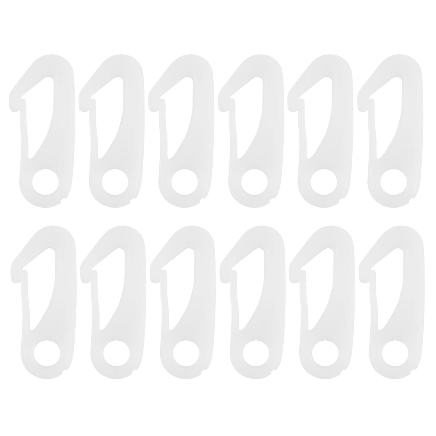 12pcs Flag Pole Clip -attach Flags Hooks to Halyard Rope and The Flag
